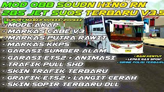 MOD OBB SOUND HINO RN 285 JET SUOS TERBARU V3.5 SPOK SPOK|GRAFIK HD LANGIT CERAH| UDAH KEK ETS2 NIH