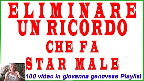 Come fare per far dimenticare qualcosa a qualcuno?