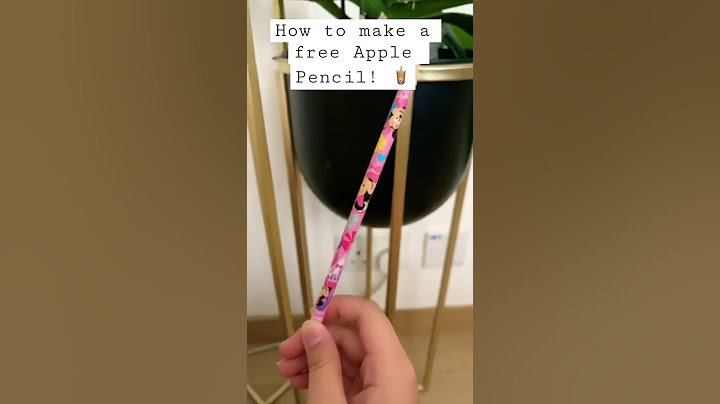How to make a free Apple Pencil 🧋