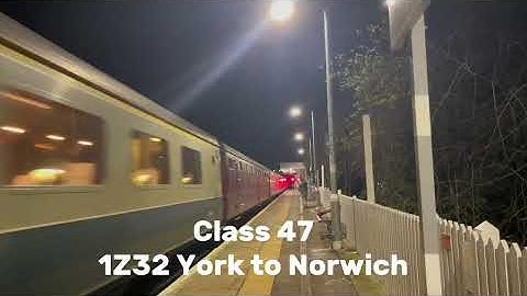 RARE CLASS 47 PASSING WYMONDHAM #trains #trainspotting #railway 