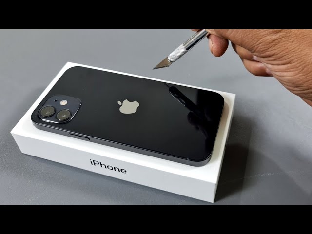 iPhone 12 Unboxing & Camera Test | Black Colour