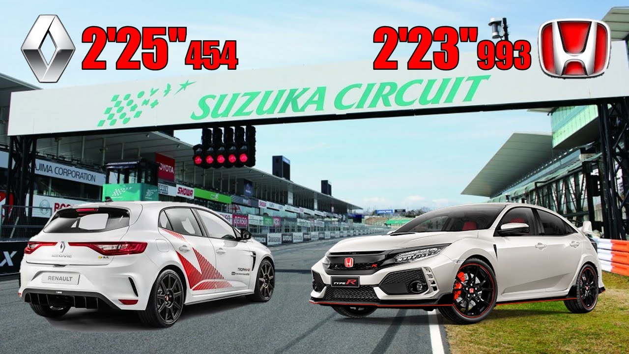 Lap Race #9  Suzuka  Honda Civic Type R vs Renault Mégane RS Trophy R
