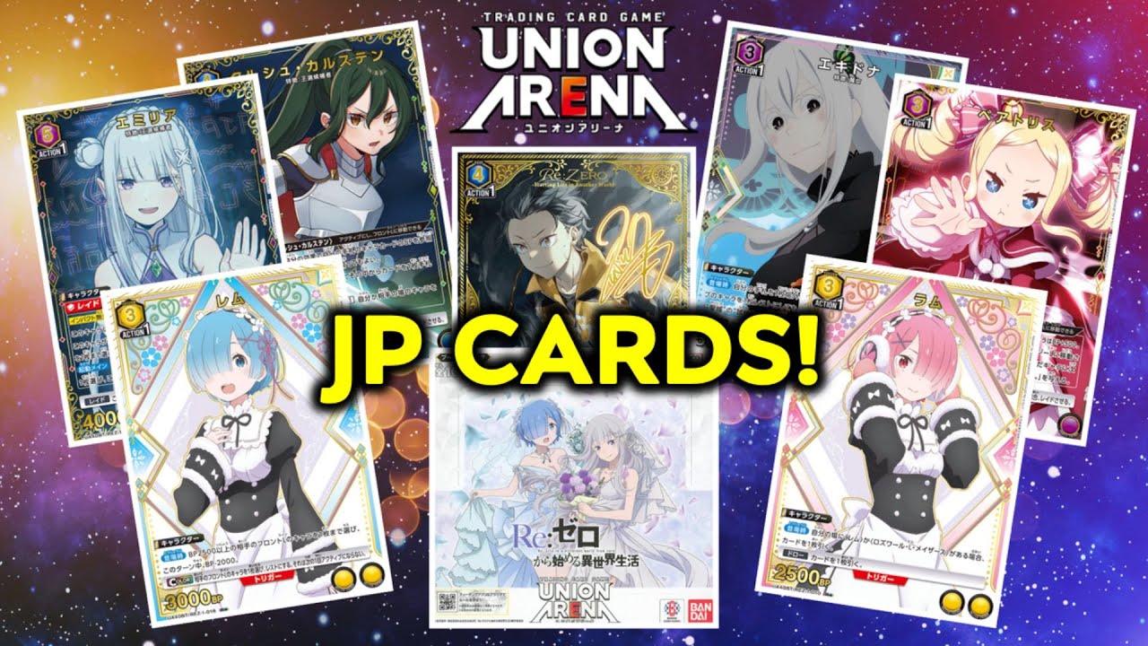 レム SR星3 UNION ARENA 🌟 Now Available! 🌟 Union Arena – Re:Zero UA40BT/REZ-1-019