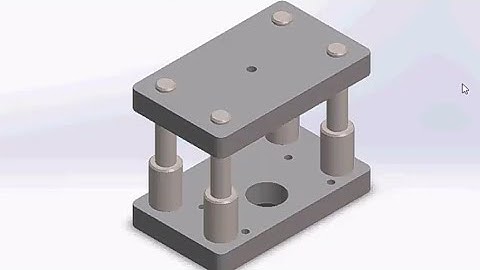 Solidworks Press tool assembly design tutorial
