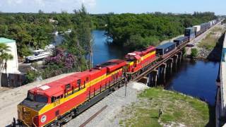 FEC Train 109 #1918 - Dixie Overpass