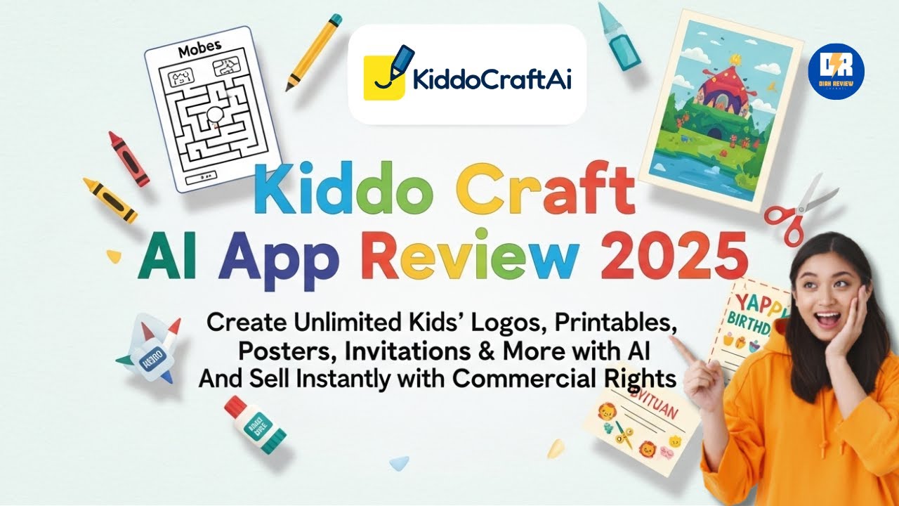 Kiddo Craft AI Review 2025 ✅ Full Demo Video - Create Unlimited Kids Designs with Kiddo Craft AI App