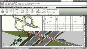 Autodesk AutoCAD Civil 3D - bridge modeling video