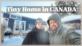 Surviving a POLAR VORTEX in our TINY HOME! | 35 Celsius!