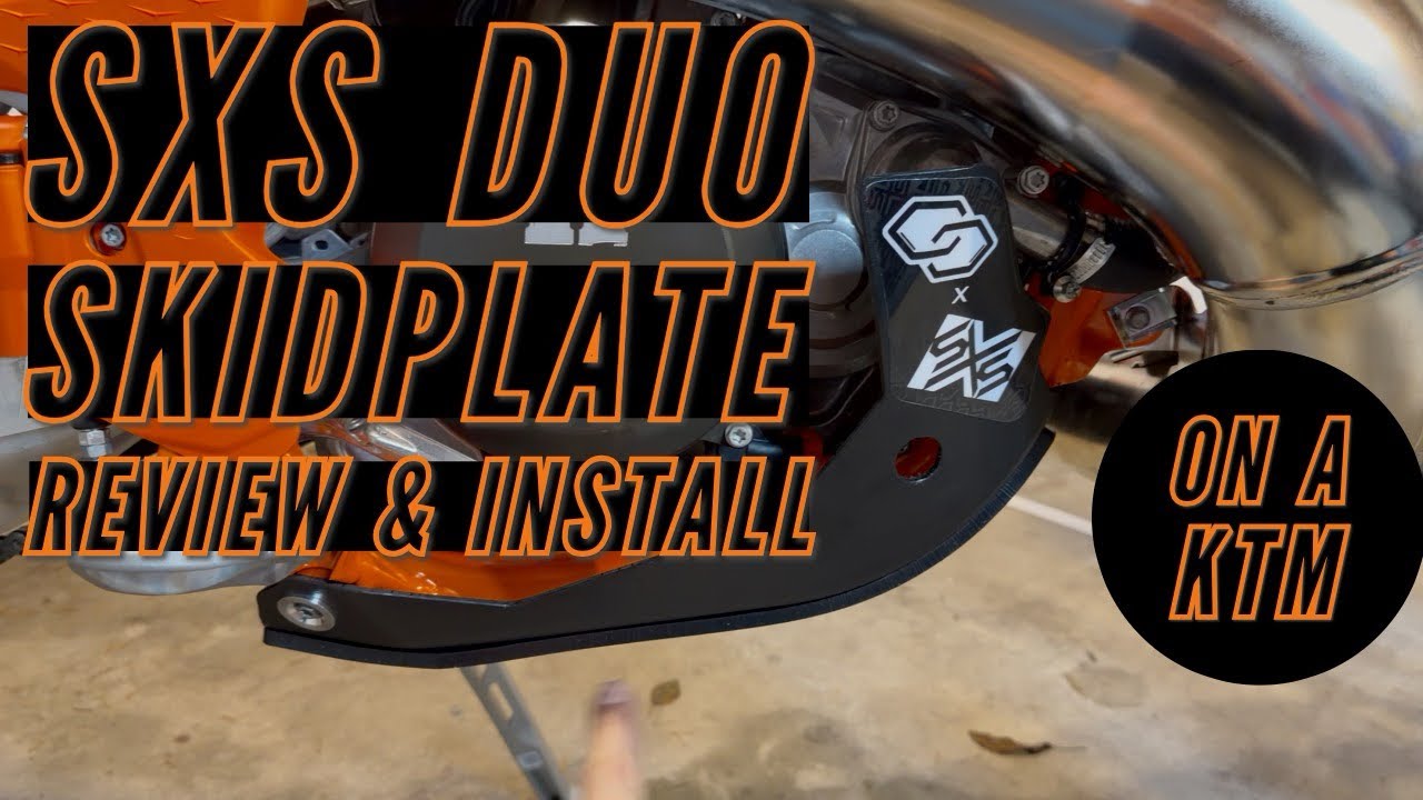 KTM Skid Plate Review: SXS Duo - YouTube