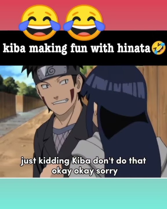 kiba making fun with hinata😂 #naruto #kiba #anime #viral #shorts #comedy
