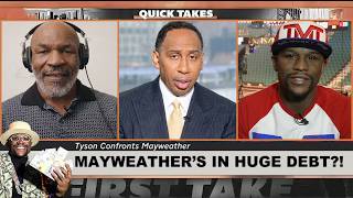 Mike Tyson EXPOSES Floyd Mayweather LIVE — Calls Him a “Fraud” During Stephen A. Smith Interview!