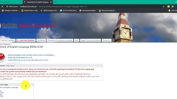 E- Learning Feedback tutorial