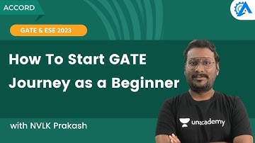 How To Start GATE Journey as a Beginner | KPCIVIL | NVLK Prakash