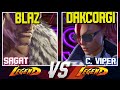 Blaz Sagat DOMINATES 😱 | Sagat vs C. Viper | SF6 High Level