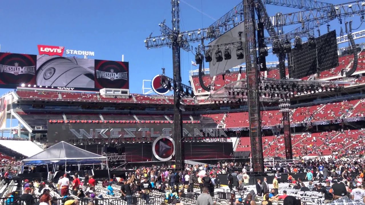 At Levi's Stadium for Wrestlemania 31 - YouTube