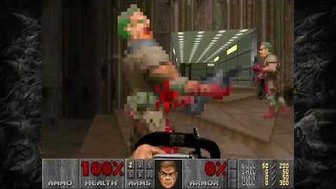 Doom 2: Hell on Earth || Level 1: Entryway || Playthrough (No commentary)