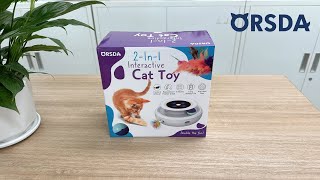 ORSDA 2in1 Interactive Cat Toy Unboxing & Operating Instructions