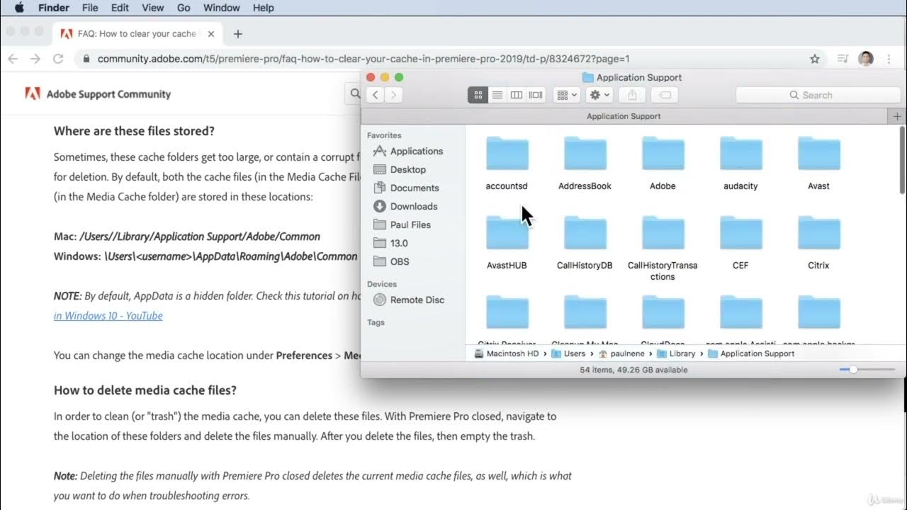 How to Delete or Clean Media Cache Files to Free storageAdobe Premiere