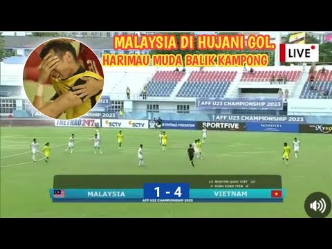 Malaysia U23 Gugur di semifinal, Vietnam Melaju ke final Piala AFF U23 2023~Hujan gol 4-1