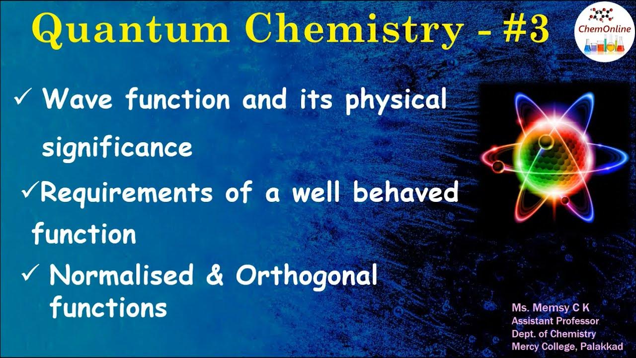 Wave functionphysical significance Well behaved wave function YouTube
