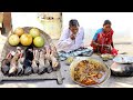 how santali tribe people cleaning GOAT LEG properly and cooking masala curry||rural tribe community