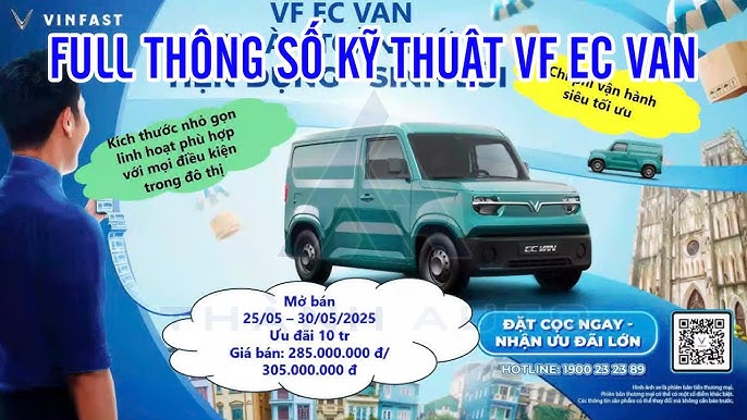 Image hình ảnh hình ảnh hình ảnh Văn Thanh - Full Specifications of Mini truck - VinFast EC Van | Receive early ...