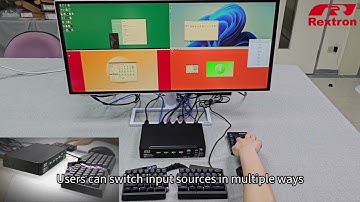 【Featured Product】4-Port 4K 60Hz HDMI Seamless Quad-View KVM Switch - QSKM-3114