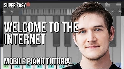 SUPER EASY: How to play Welcome to the Internet  by Bo Burnham on Mobile Piano (Tutorial)