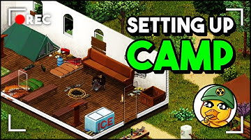 Build 42 Multiplayer - Setting Up Camp At An Abandoned Church! Project Zomboid Multiplayer Gameplay.