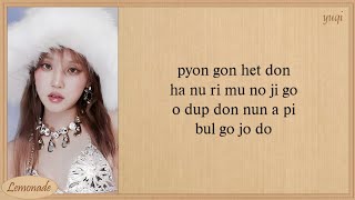 (G)I-DLE Fate Easy Lyrics Resimi