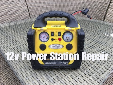 12v Power Station Repair - DO NOT TRY THIS