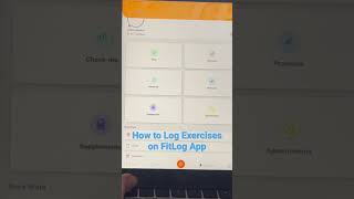 FitLog app. How to log your exercise program screenshot 5