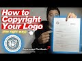 How to copyright your logo full tutorial