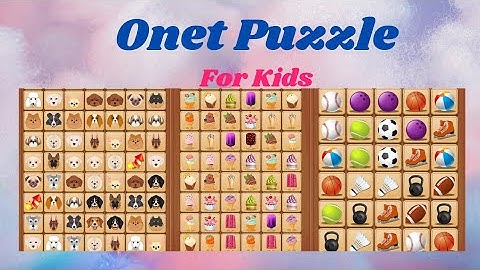 Onet Puzzle: Tile Match Game | ‎@kidsgamingmood 