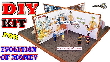 DIY KIT FOR EVOLUTION OF MONEY || B.ED TEACHING AIDS || PROJECT SOLUTION