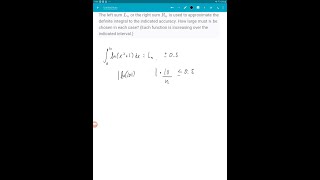 Left Term Is un Um Um Un Right Term Is 2nm etc After Integrating The Left Term un U