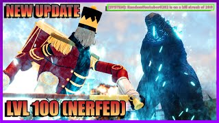 Kaiju Universe | NEW UPDATE AGAIN! (5.40.5) 100 KILL STREAK Attempt using THE NERFED NUTCRACKER