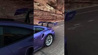 💸🇺🇲GT3RS in zion 🥷🖤#ytshorts #gt3rs #bugatti #bmw #bmw #shorts #editor