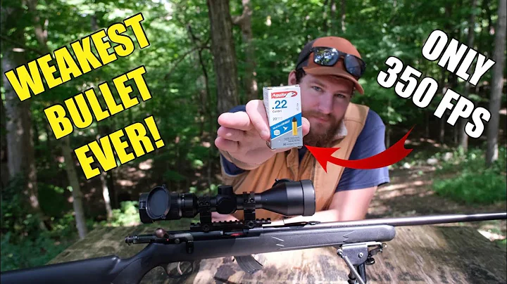 WORLDS WEAKEST BULLET!!! AGUILA .22 COLIBRI