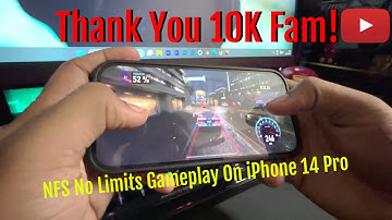 Thank You 10K Fam! NFS: No Limits Gameplay On iPhone 14 Pro