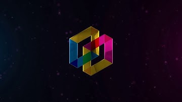 Flowing Particles Explosion Logo