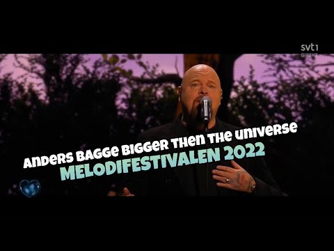 Anders Bagge *Bigger Than The Universe* | Melodifestivalen 2022
