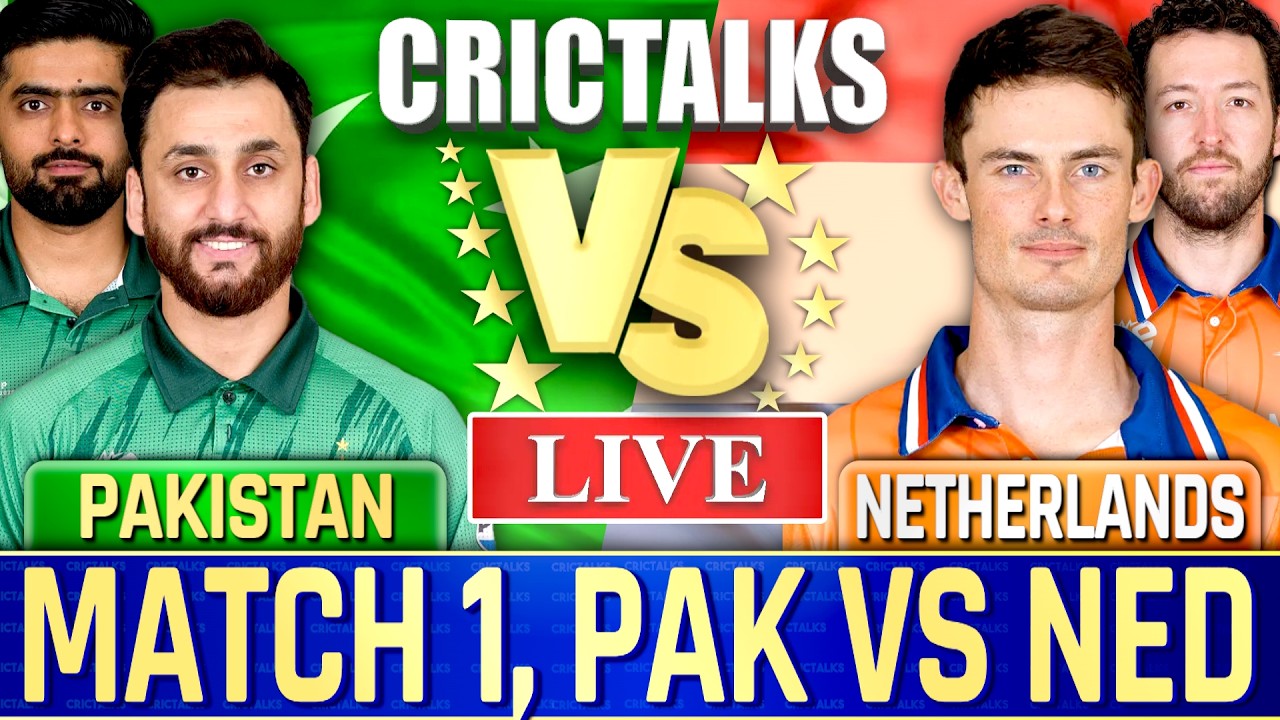 🔴 Pakistan vs Netherlands, World Cup, Live Cricket Live Match Today Scores Commentary Last 9 Overs