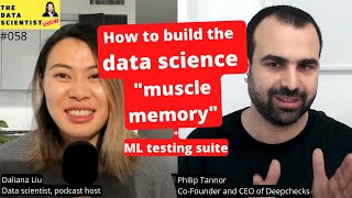 How to build data science muscle memory + ML testing suite - Philip Tannor - TheDataScientistShow#58
Philip Tannor is the Co-Founder and CEO of Deepchecks, a python package to run checks for machine learning models. Previously, he was the head of data science group at the Isreal Defense Force. He has a masters degree from Tel Aviv University in engineering, his thesis was about a new algorithm that combines neural networks with gradient-boosting decision trees. Today we’ll talk about his career journey, how to build your data science muscle memory, the algorithm he worked on, and how to check ML models. If you like the show subscribe to the channel and give us a 5-star review. Subscribe to Dalianas newsletter on www.dalianaliu.com/ for more on data science and career.
Dalianas Twitter: https://twitter.com/DalianaLiu
Dalianas LinkedIn: https://www.linkedin.com/in/dalianaliu/
Philip’s LinkedIn: https://www.linkedin.com/in/philip-tannor-a6a910b7/?originalSubdomain=il
Augboost: https://medium.com/@ptannor/augboost-like-xgboost-but-with-few-twists-e4df4017a5c4
00:00:00 Introduction
00:01:17 How did he get into ML
00:02:52 Data science in the military
00:08:15 How to take feedback
00:13:24 Handling criticism
00:15:12 What he worked on
00:18:18 testing deployment
00:21:28 How to build the data science muscle memory
00:27:09 Improving the skills of data scientists
00:30:42 His thesis in grad school
00:36:59 Combine NN and gradient boosting
00:40:05 Aug boost
00:41:15 Tools he uses
00:45:58 Deepchecks
00:50:46 Most challenging part of building Deepchecks
00:52:05 How can people contribute
00:53:40 Behind the scenes
00:56:09 Deciding how to fix or improve the model
01:00:49 Advise for those who wanna create open-source projects
01:04:07 Features to add for the enterprise product
01:06:57 About his life and career right now
01:08:27 Connect with Philip How to build data science muscle memory + ML testing suite - Philip Tannor - TheDataScientistShow#58