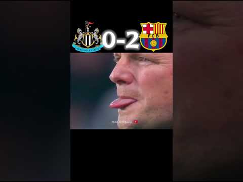 برشلونة نيوكاسل يونايتد 2 1 دوري ابطال اوروبا
