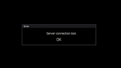 Escape from tarkov "Server connection lost" error fix