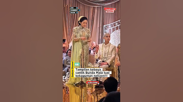 Tampilan kebaya cantik Bunda Maia tuai kekaguman netizen!!! #alghazali #alyssadaguise