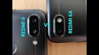 Xiaomi redmi 6a vs 6  камера примеры фото и видео
