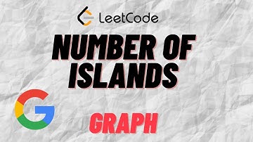 Number of islands || Google interview question on Graph || Leetcode 200