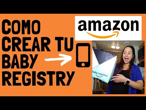 Cómo crear tú #babyregistry en Amazon desde tú teléfono celular / para recibir tú caja de regalos